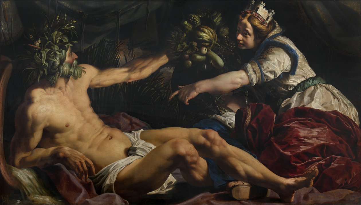 Scaldis og Antverpia Schelde og Antwerpen, 1609. af Abraham Janssens