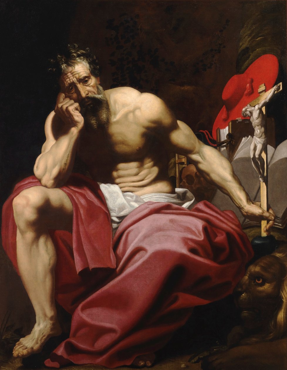 Sankt Jerome af Abraham Janssens I
