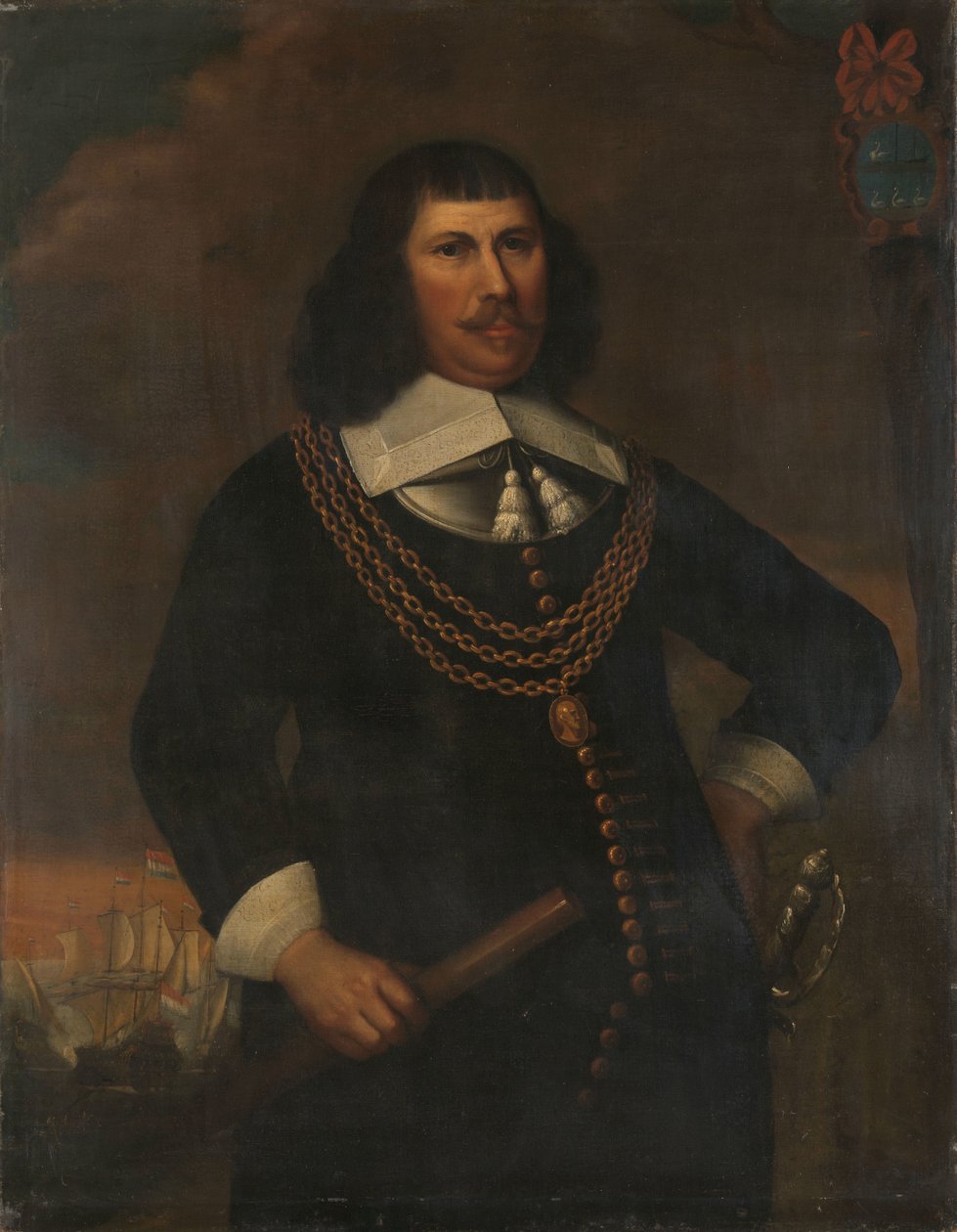 Pieter Florisz (ca. 1605-58), viceadmiral for det nordlige distrikt af Abraham Liedts (copy after)