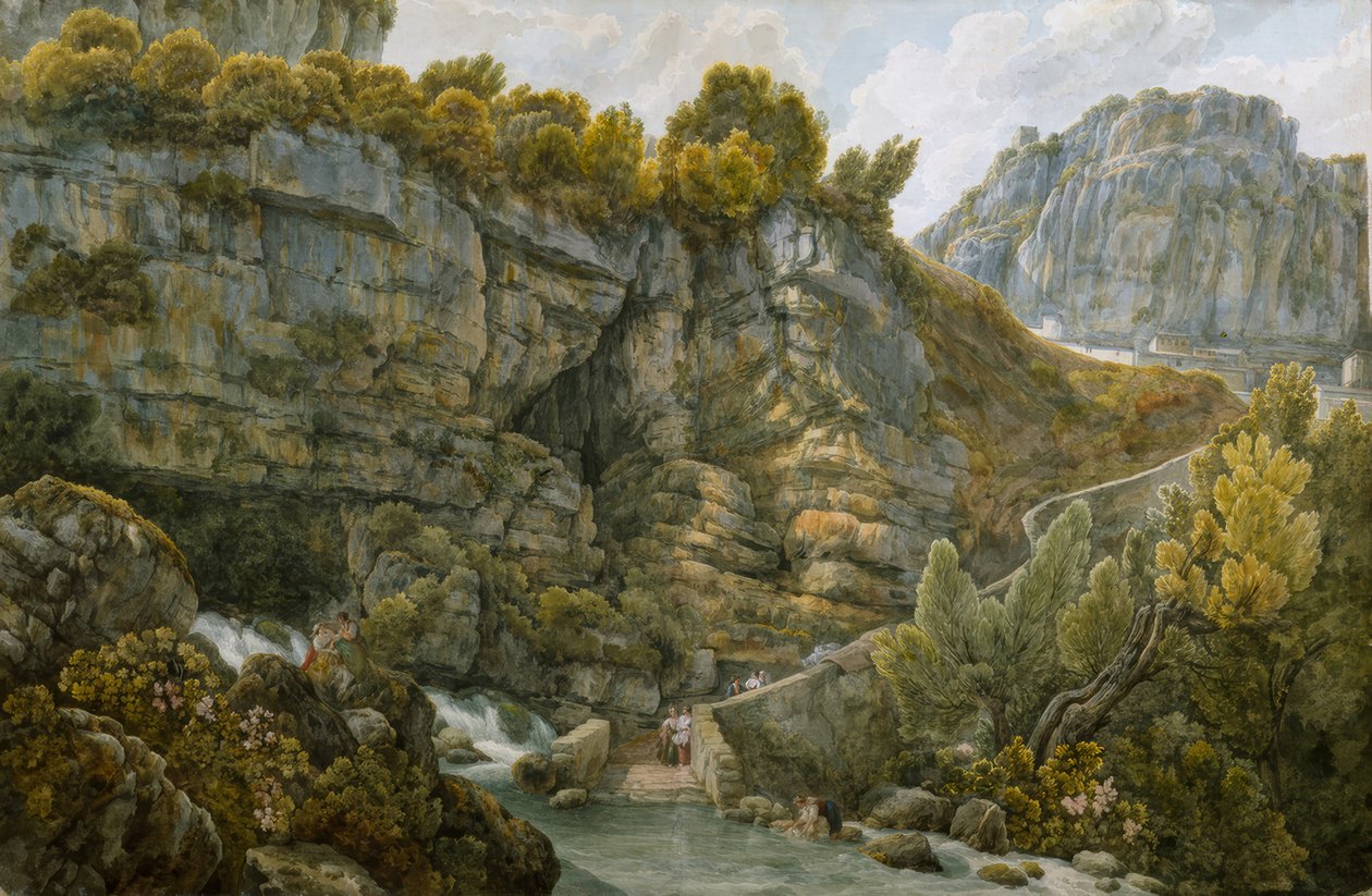Kilderne til Velino af Abraham Louis Rodolphe Ducros