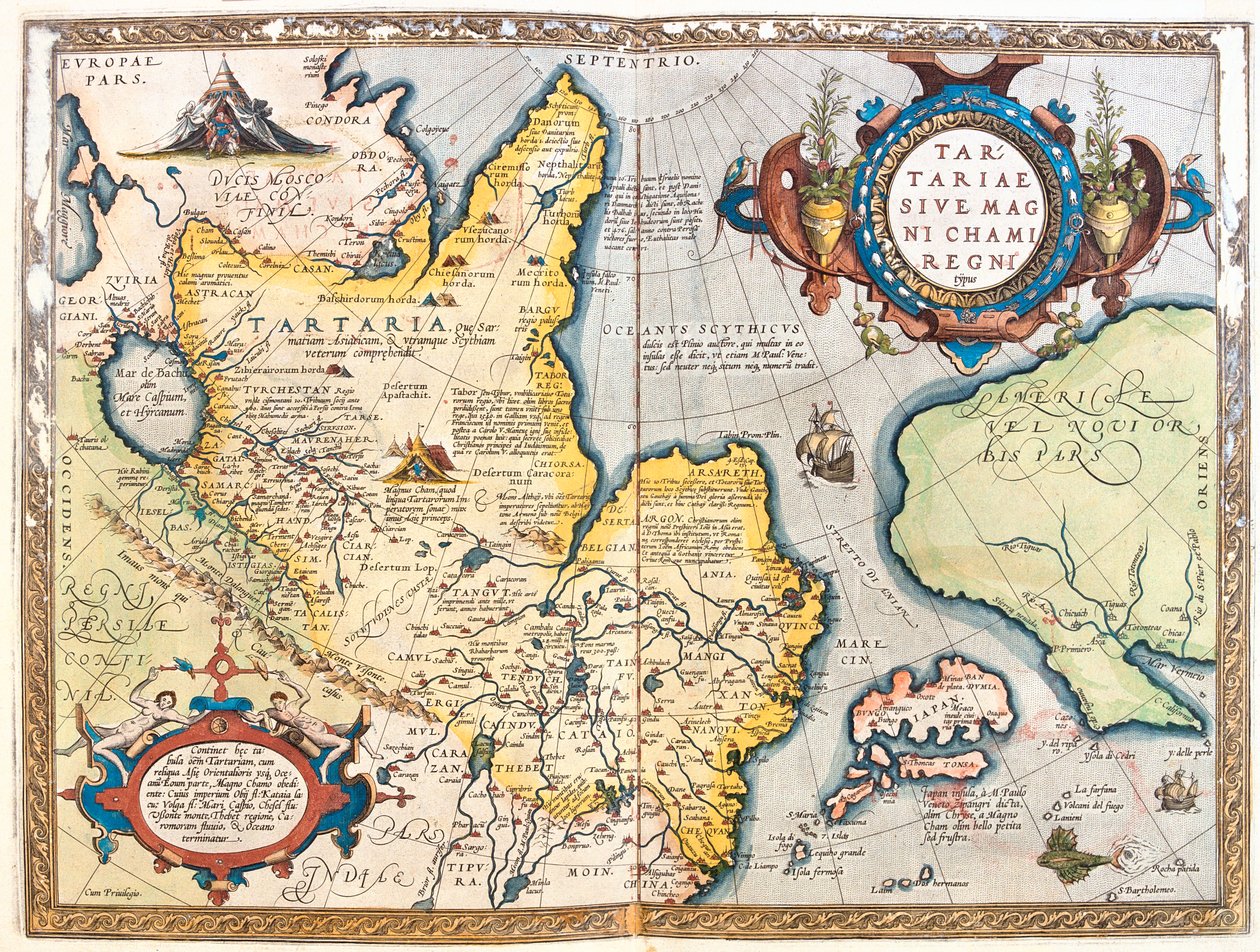 Det nordøstlige Rusland af Abraham Ortelius
