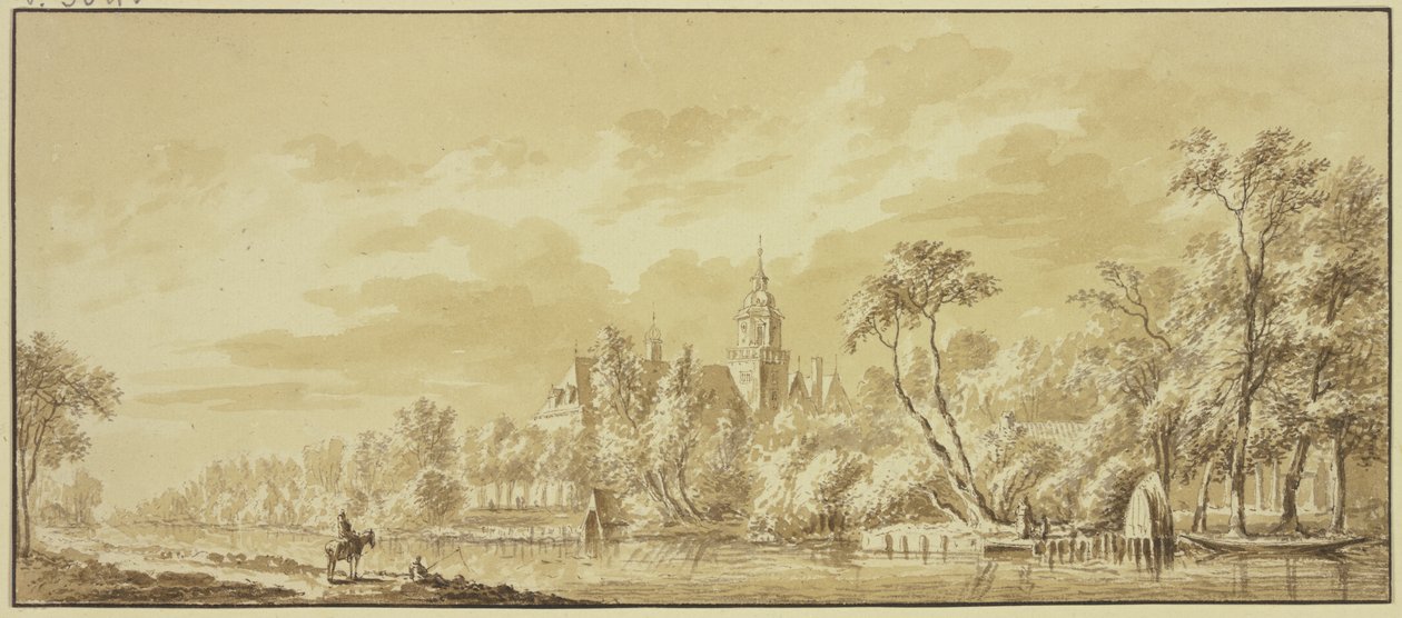 Nijenrode Slot ved Vecht af Abraham Rademaker