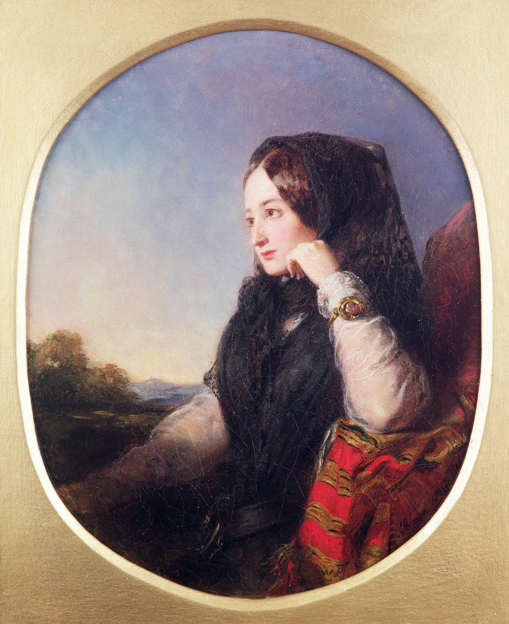 Portræt af grevinde Eugenie (1826-1920), 1846 af Abraham Solomon