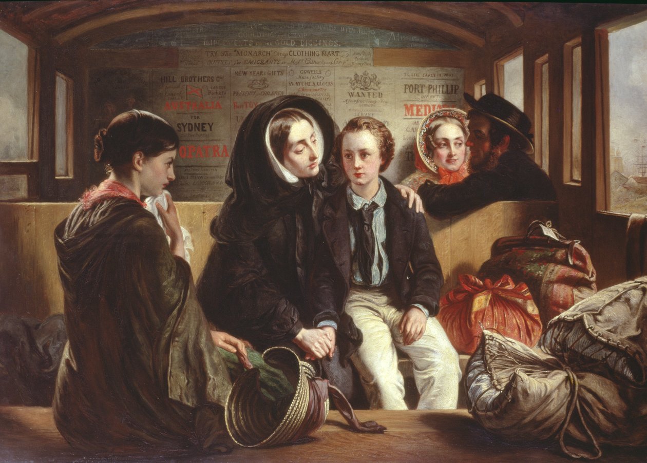 Anden klasse - Afskeden, ca. 1855 af Abraham Solomon