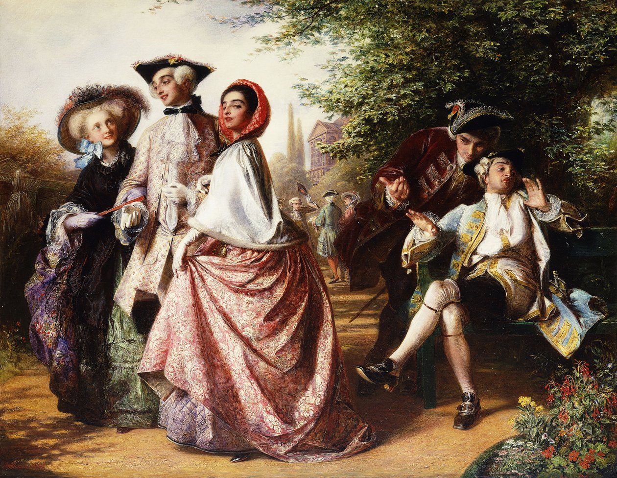 Ræven og druerne, 1858 af Abraham Solomon