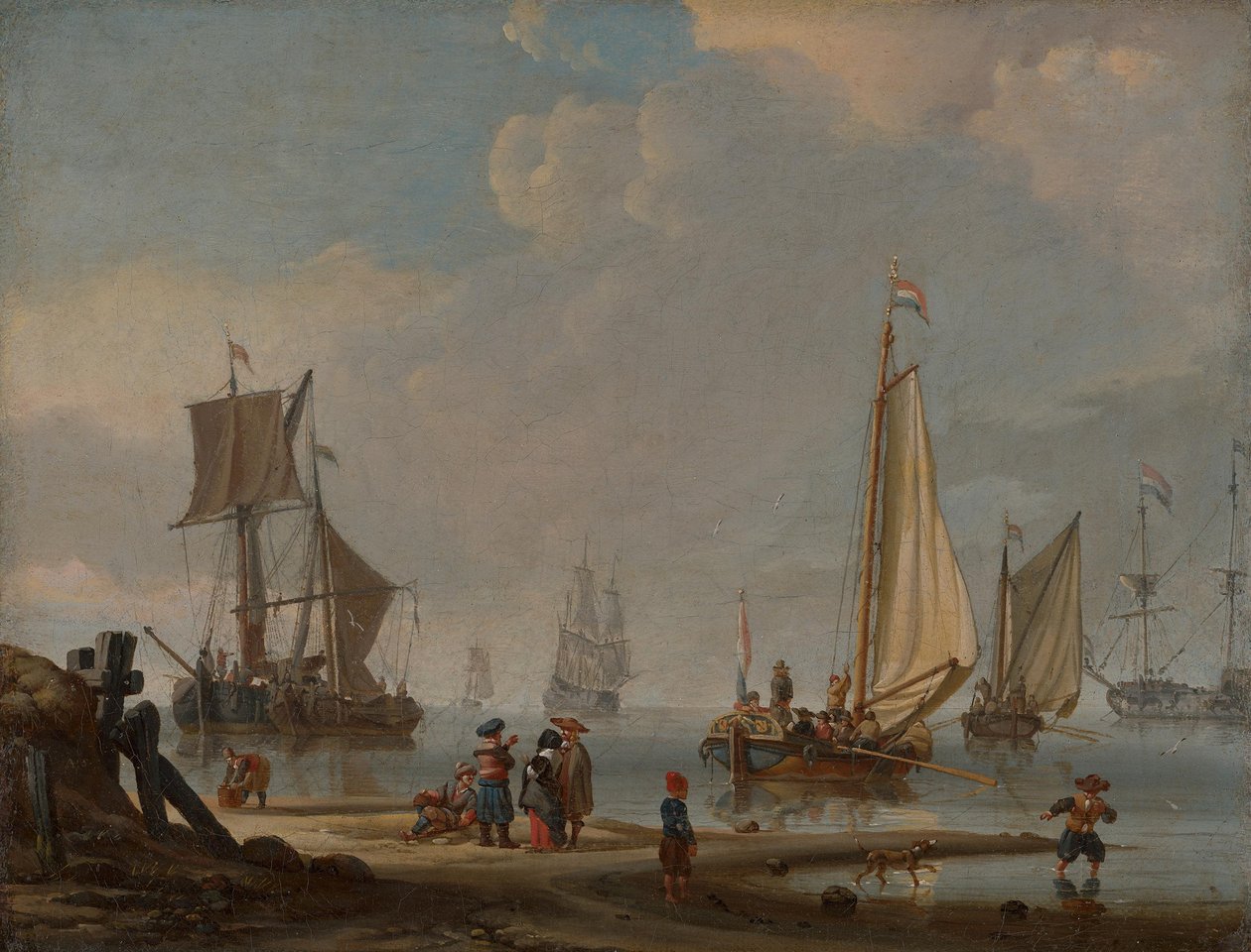 Marinemaleri af Abraham Storck