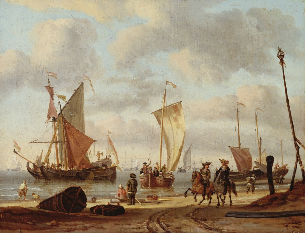 Forsendelse ved Anker af Abraham Storck