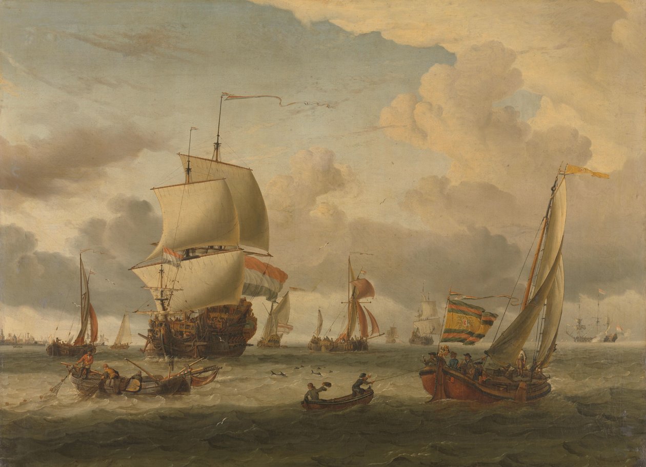 Enkhuizens veje af Abraham Storck