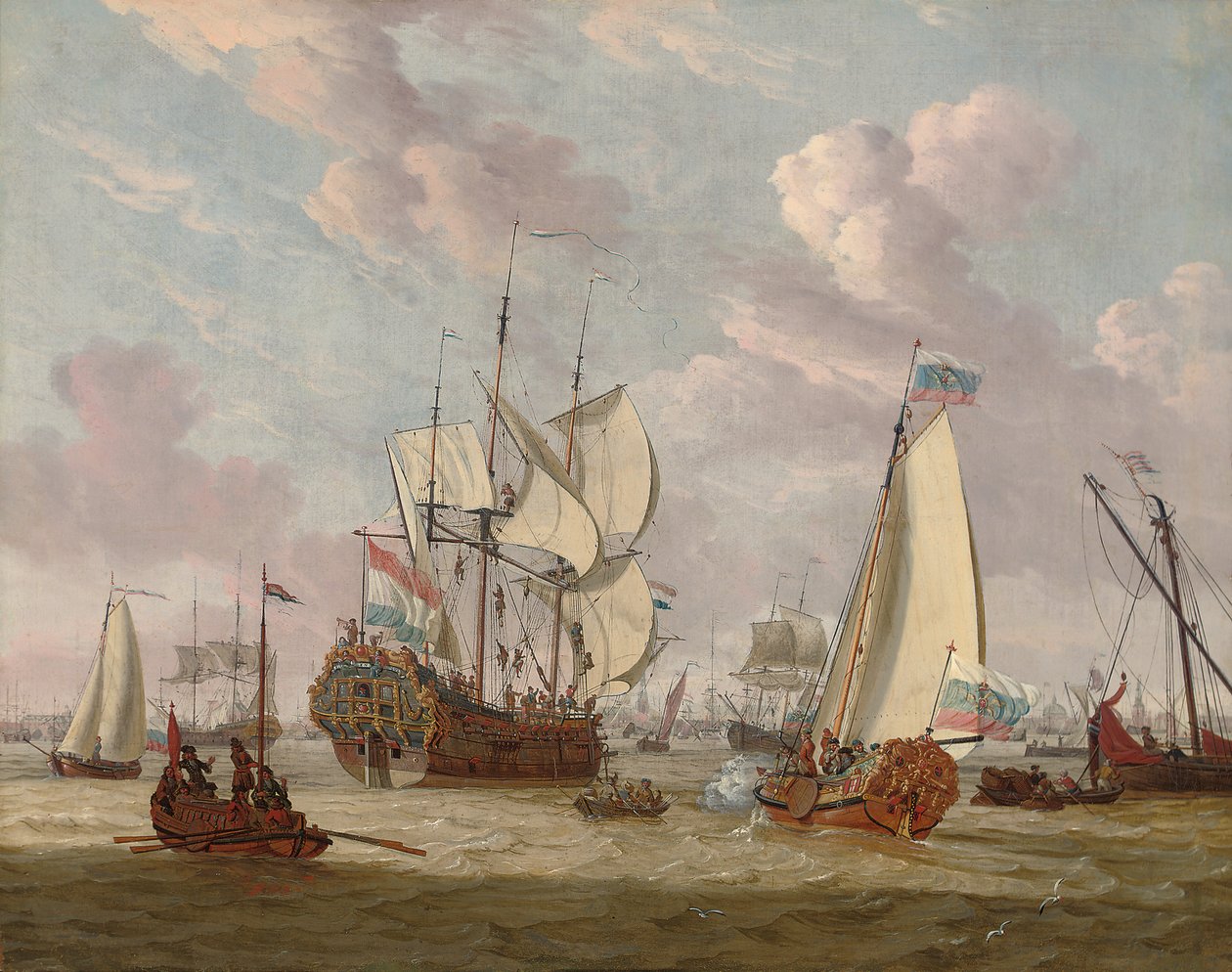 Peter den Stores besøg i Amsterdam, august-september, 1697 af Abraham Storck