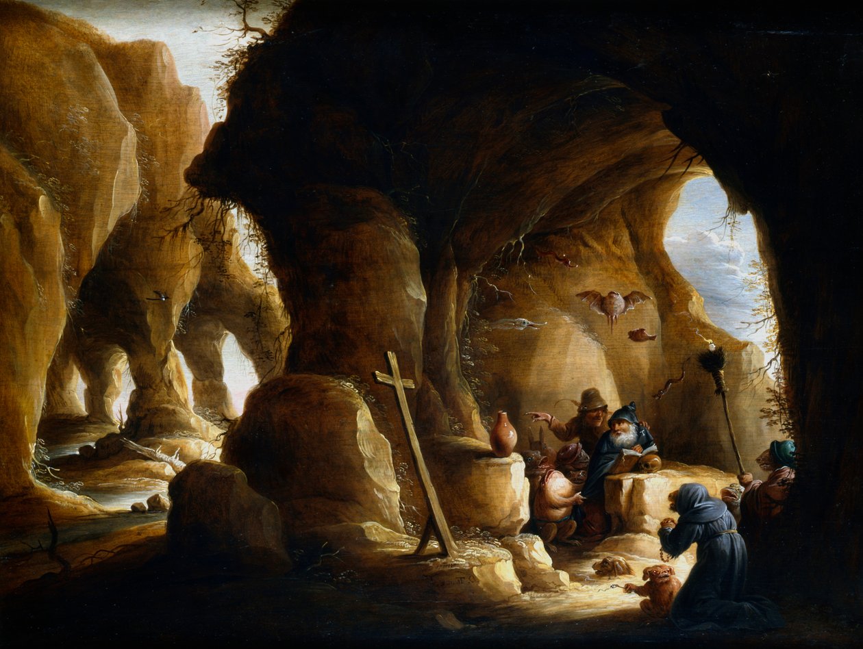 Sankt Anthonys fristelse, c1649-1670 af Abraham Teniers