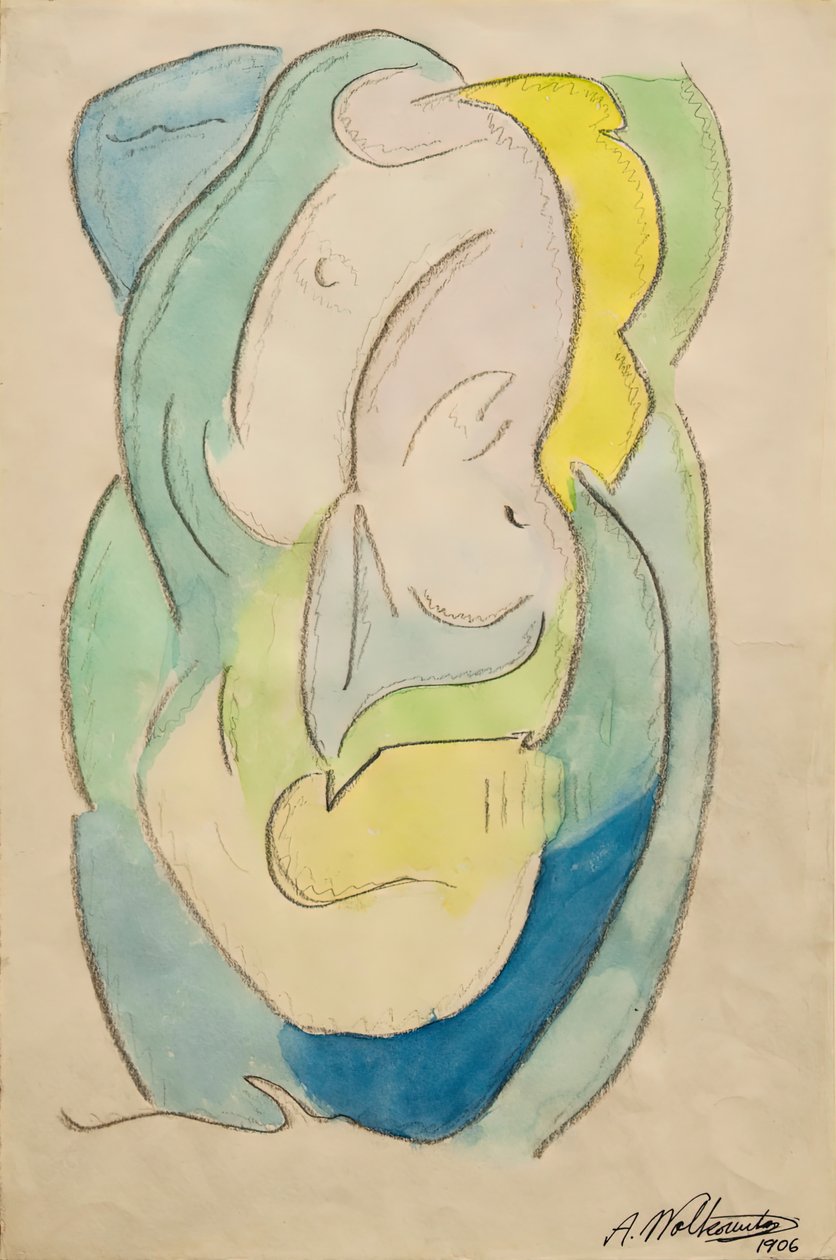 Abstraktion, 1906. af Abraham Walkowitz