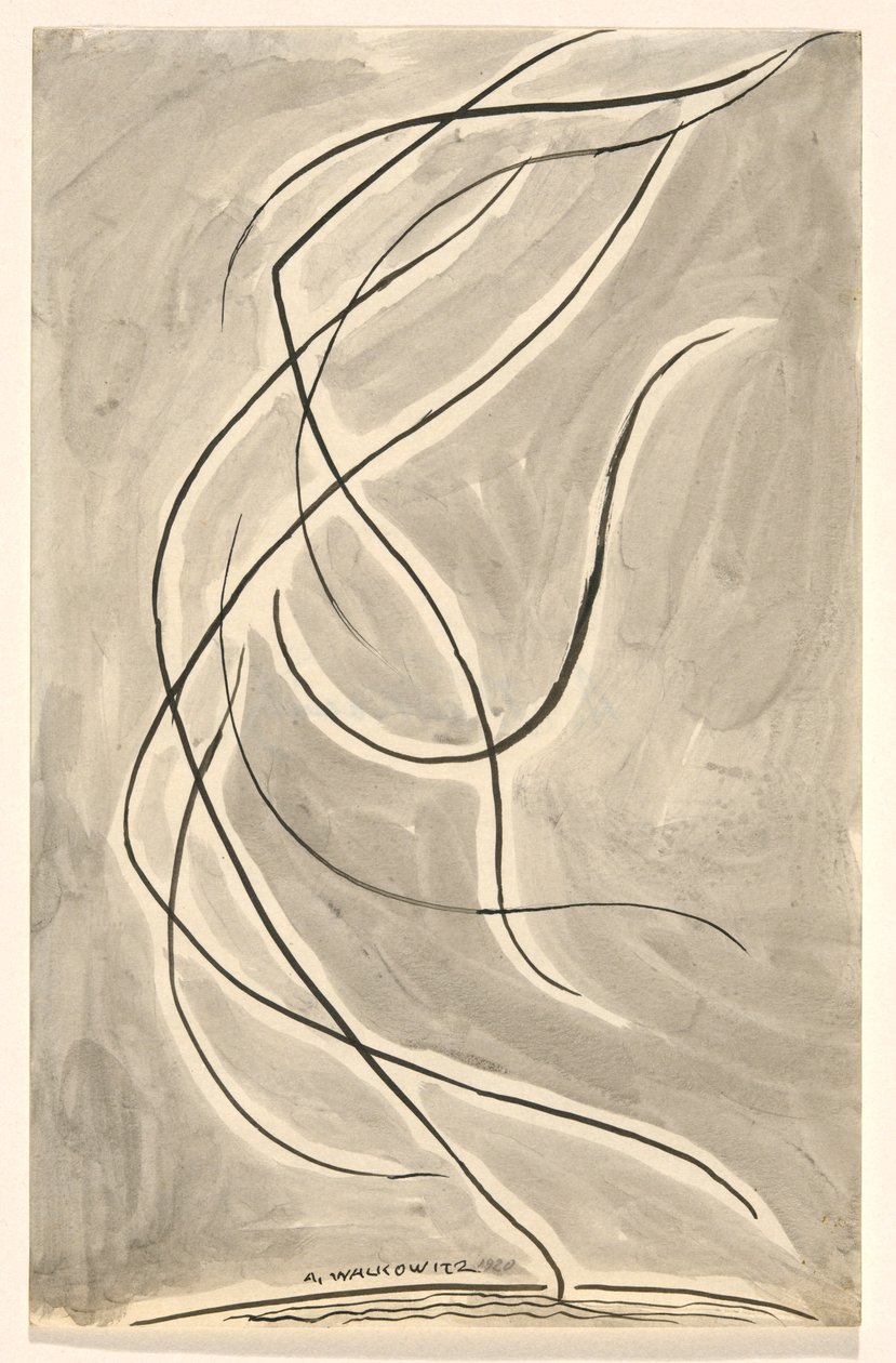 Danseabstraktion: Isadora Duncan. (eller af Abraham Walkowitz