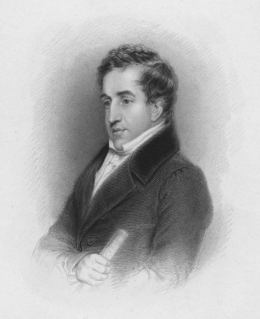 John Cam Hobhouse, ca. 1821 af Abraham Wivell