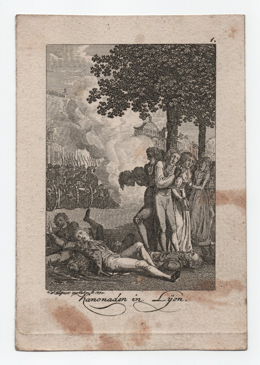 Kanonader i Lyon af Abraham Wolfgang Küffner