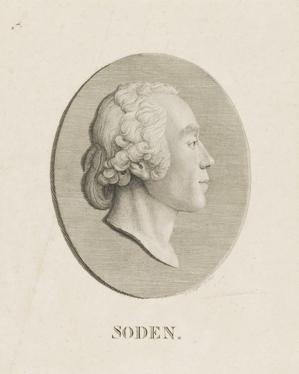 Friedrich Julius Heinrich Graf von Soden på en rejse til Sassan 1754-1831, 1800. af Abraham Wolfgang Küffner