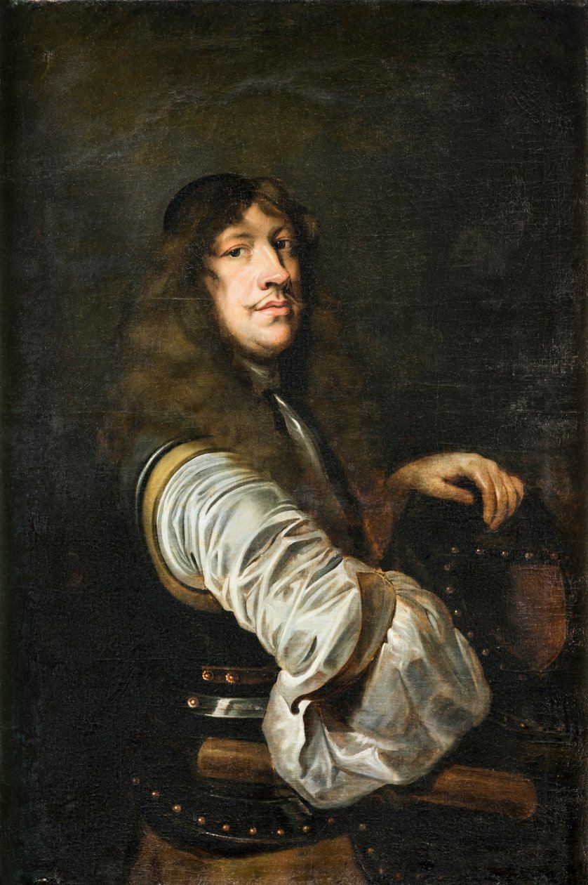 Portræt af landgreve Frederik II af Hessen-Homburg 1633-1708, Betveen 1650 og 1670. af Abraham Wuchters