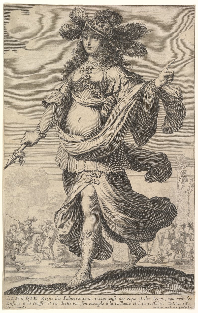 Zenobia, en illustration fra Pierre Le Moynes 