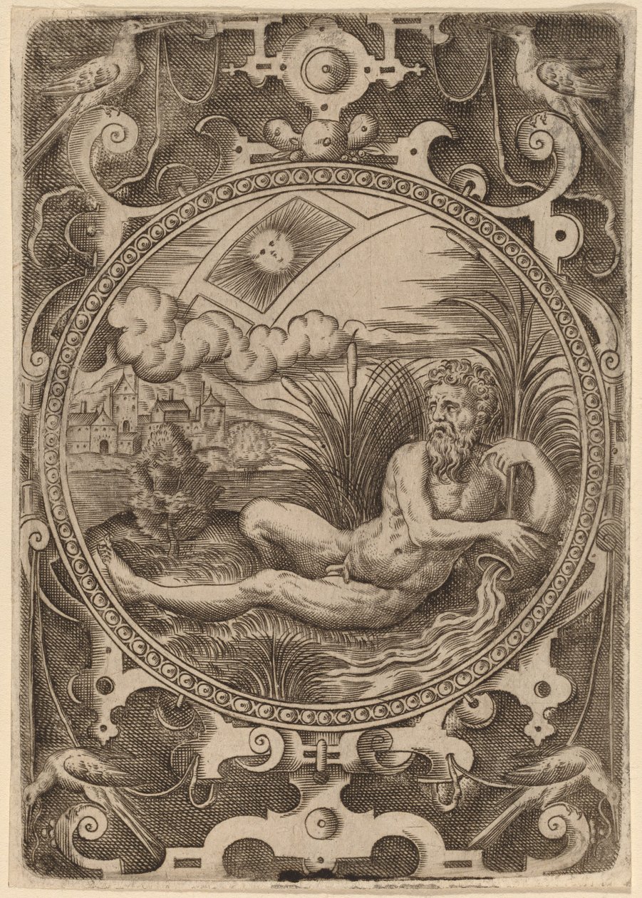 Cebren (The River God) af Abraham de Bruyn