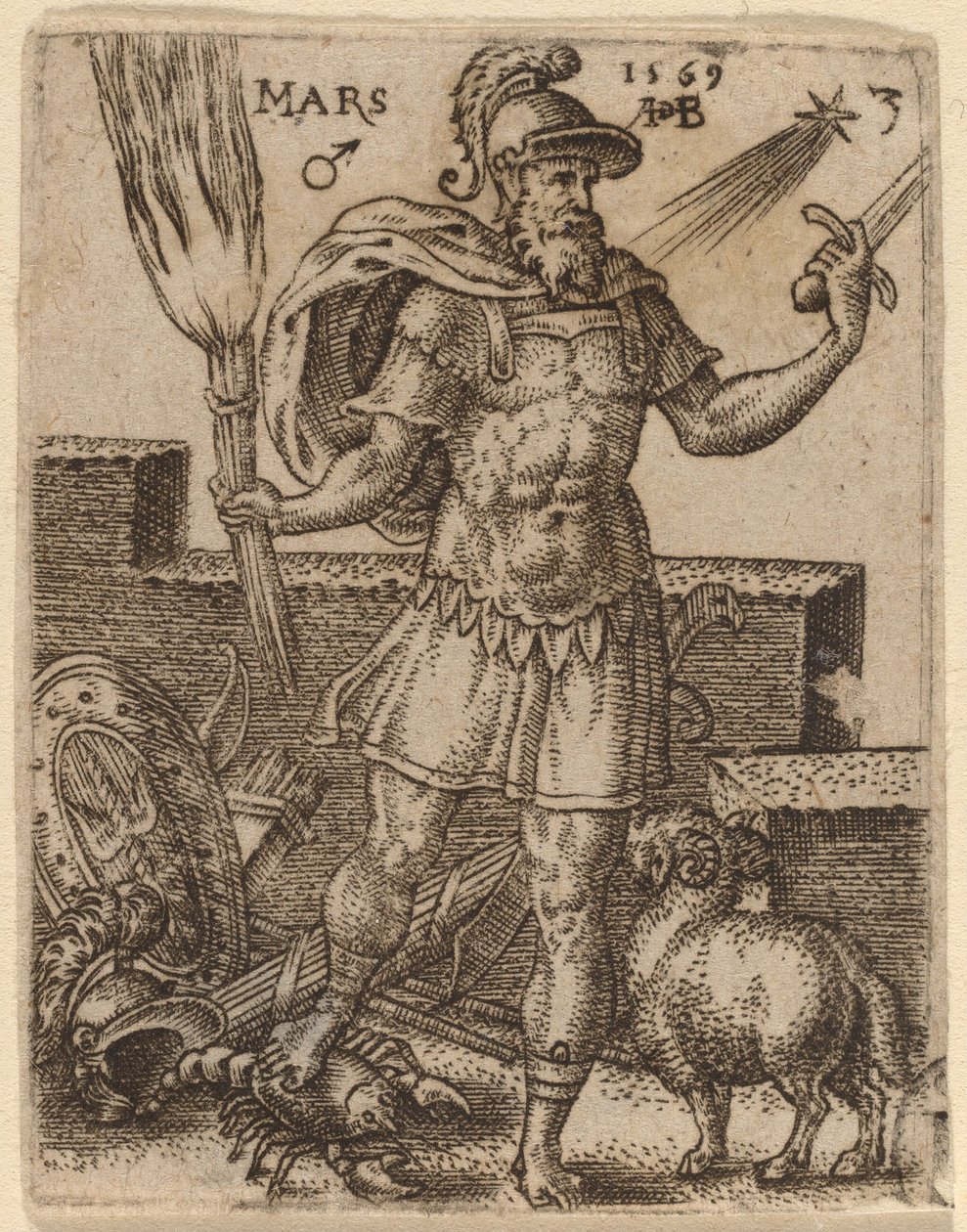 Mars af Abraham de Bruyn