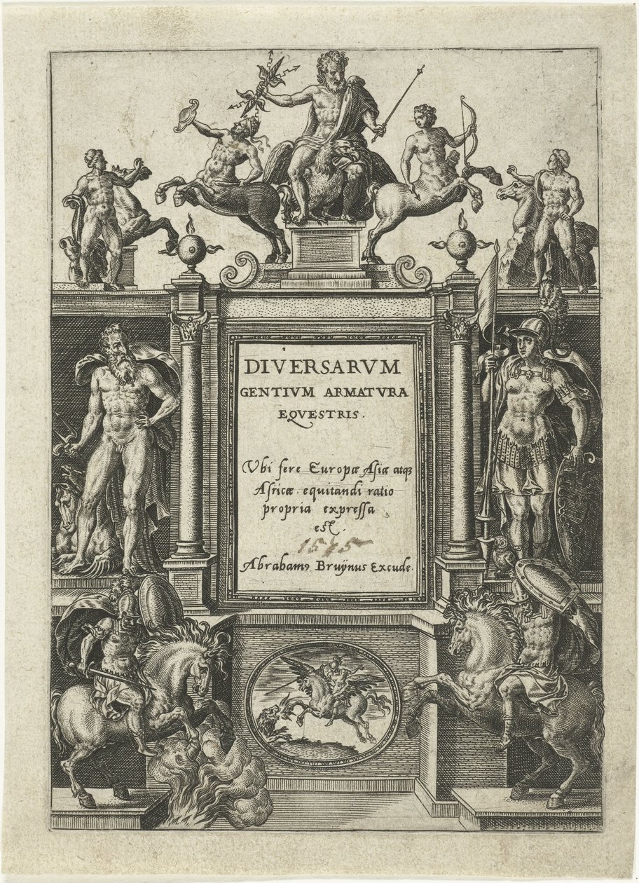 Titelpagina voor Vanerne for næsten alle nationer i Europa, Asien, Afrika og Amerika Vaner for næsten alle nationer i Europa, Asien, Afrika og Amerika af Abraham de Bruyn