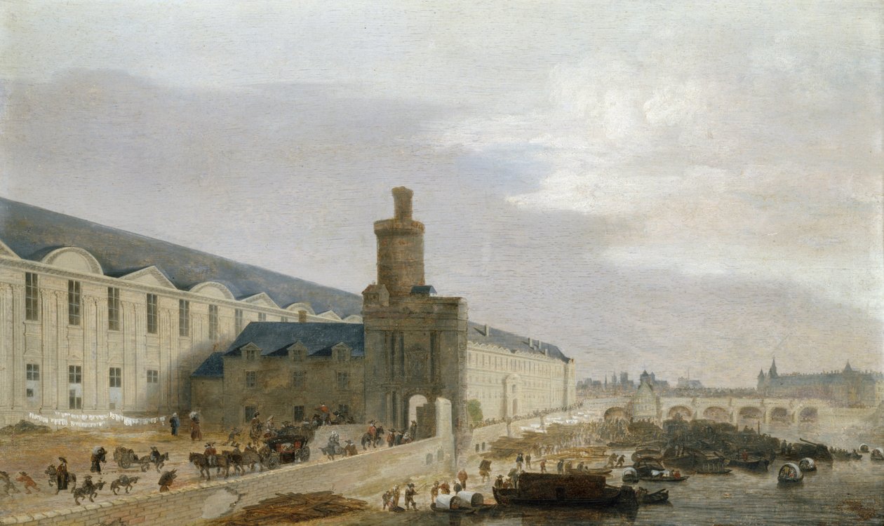 Det Store Galleri i Louvre, ca. 1640. af Abraham de Verwer
