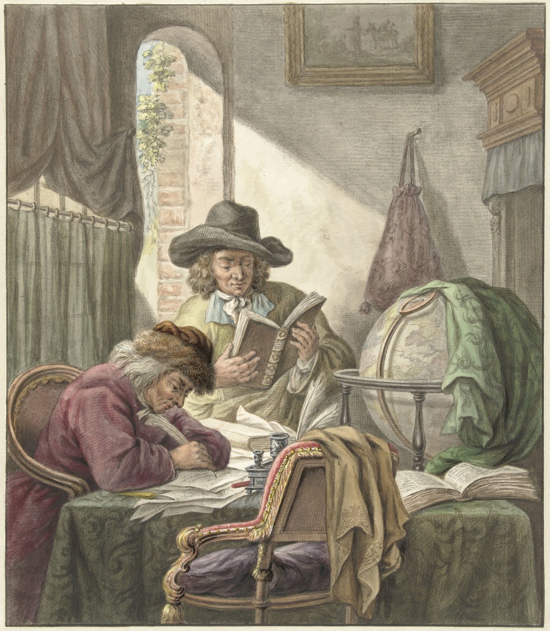 De lærde af Abraham van (after) Strij