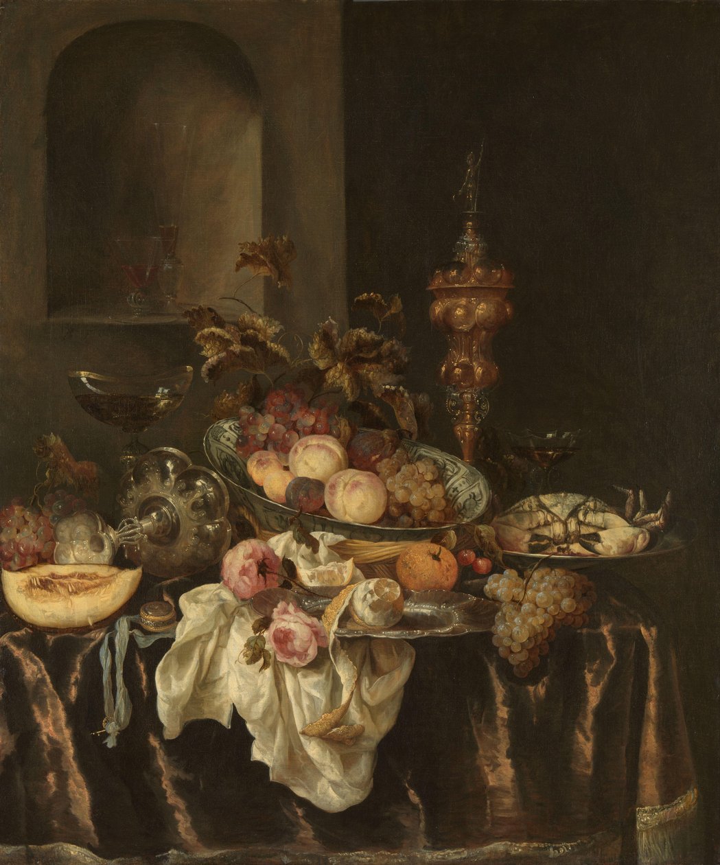 Stilleben af Abraham van Beyeren (attributed to)