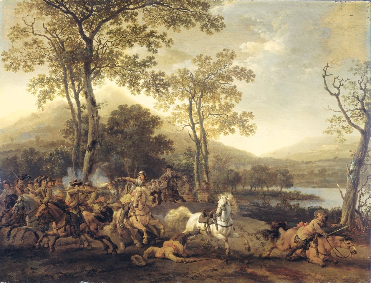 Kavaleri Træfning af Abraham van Calraet