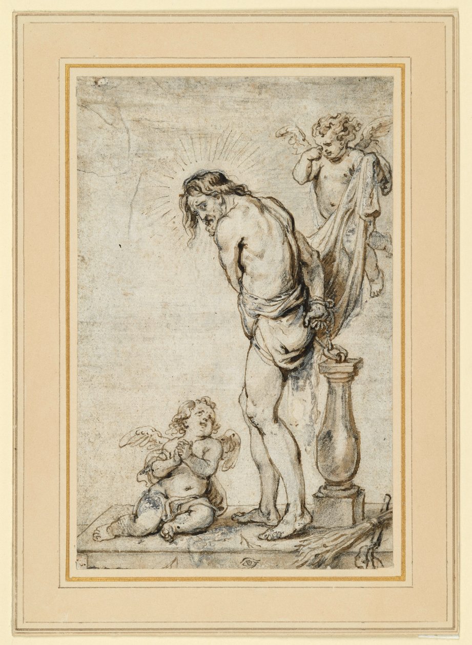 Kristus ved piskesøjlen af Abraham van Diepenbeeck