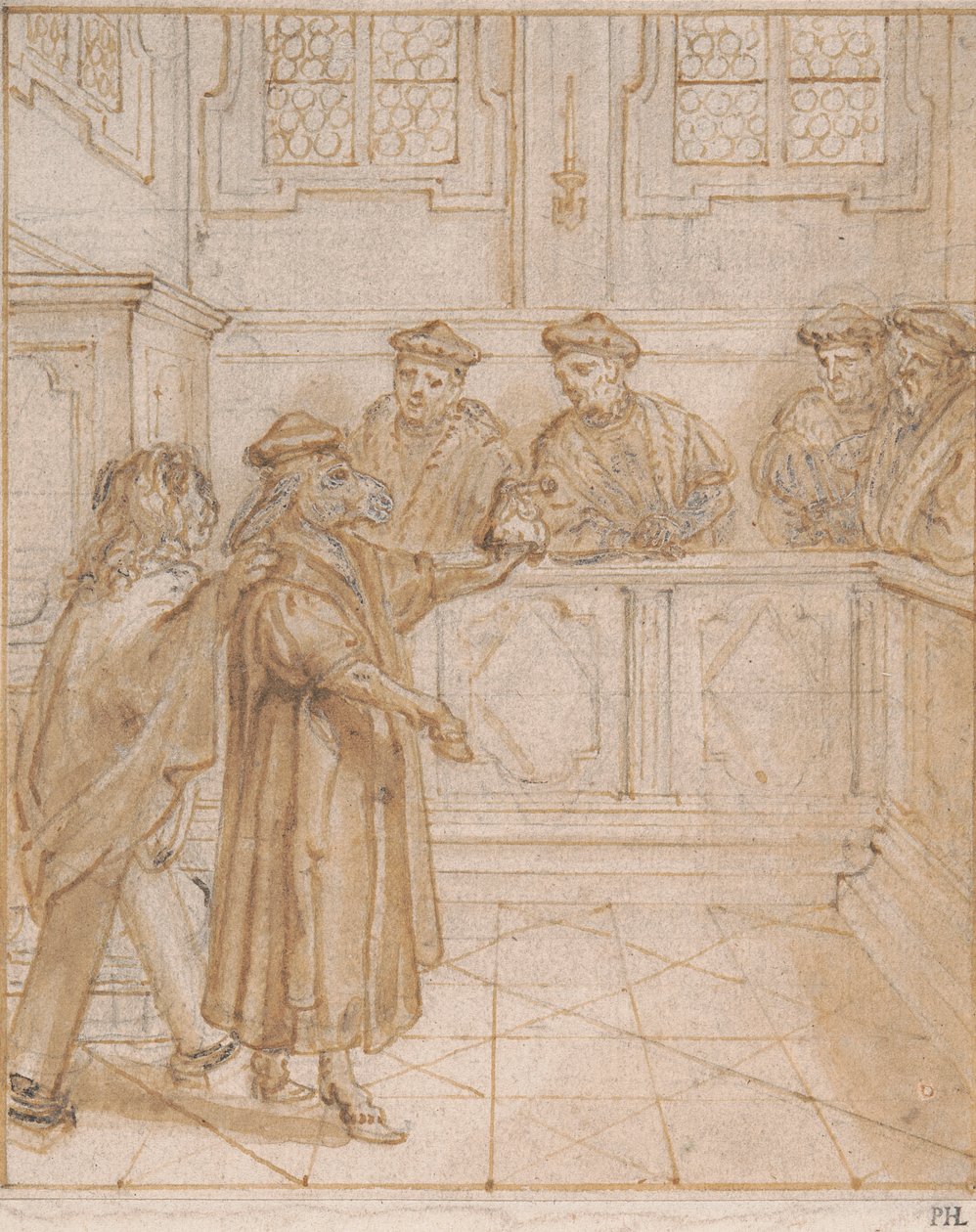 Doctor Ass (En satire over loven) af Abraham van Diepenbeeck