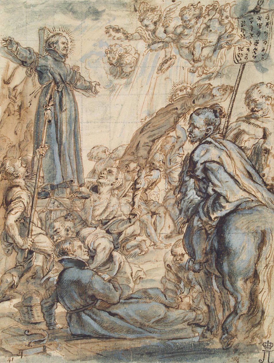 Jesuitters martyrium i Japan af Abraham van Diepenbeeck