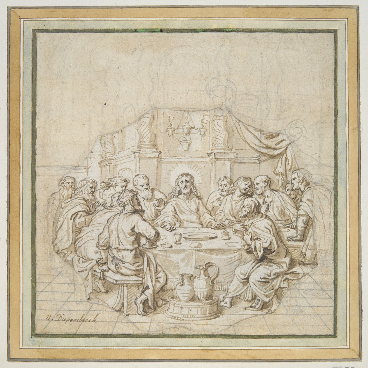 Den sidste nadver af Abraham van Diepenbeeck