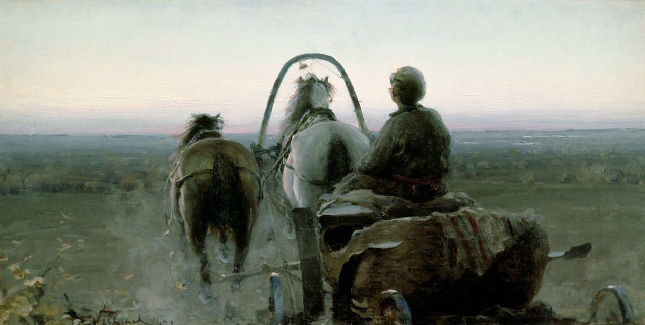 Returrejsen, 1896 af Abram Efimovich Arkhipov
