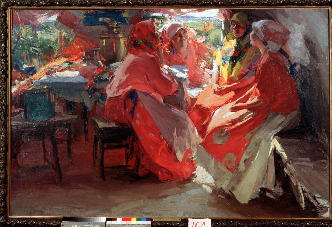 De besøgende af Abram Efimovich Arkhipov