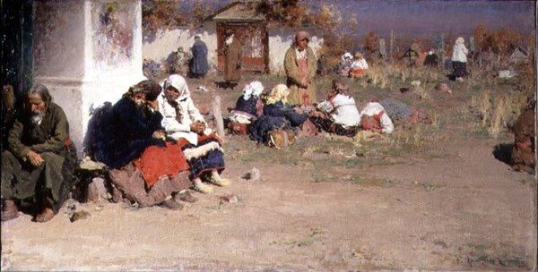 Radonice Før messen af Abram Efimovich Arkhipov