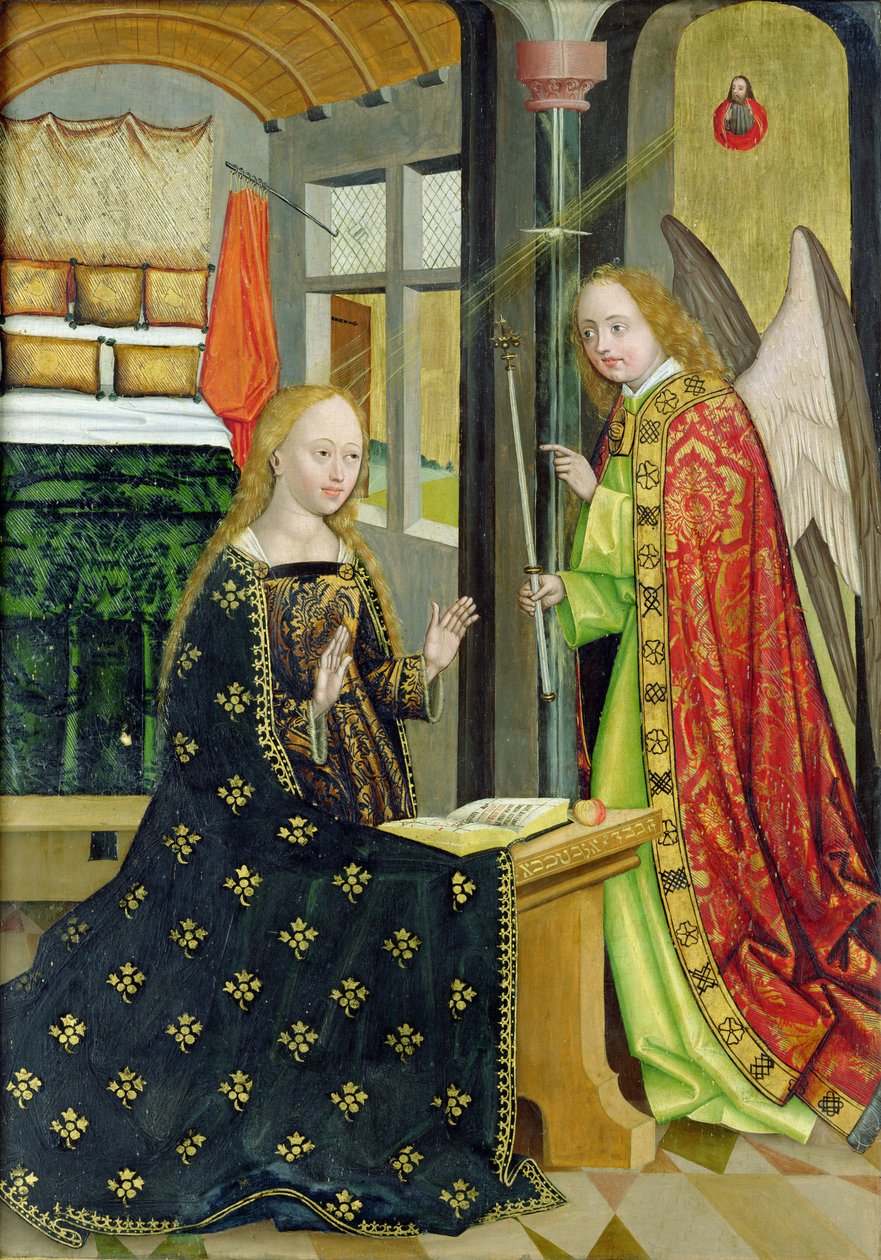 Bebudelse, fra kuppelalteret, 1499 (tempera på panel) af Absolon Stumme