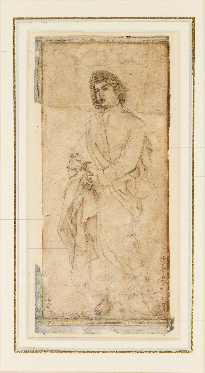 Sankt Johannes evangelisten, 1600-1601 af Abu al Hasan