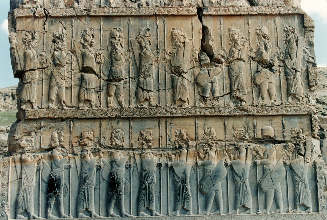 Persiske soldater, fra den nordlige døråbning af Xerxes-paladset af Achaemenid