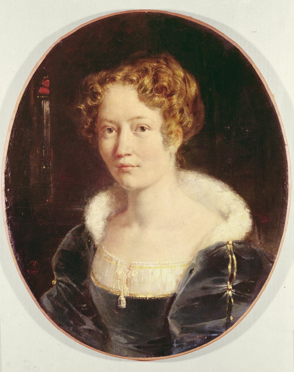 Portræt af Laure Deveria, ca. 1827 af Achille Devéria