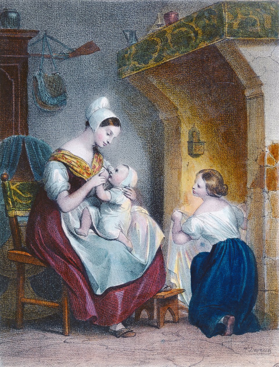 Vådsygeplejersken af Achille Devéria