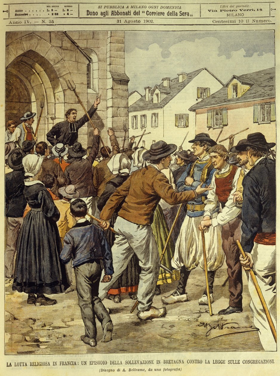 Religionskamp i Frankrig, 13. april af Achille Beltrame