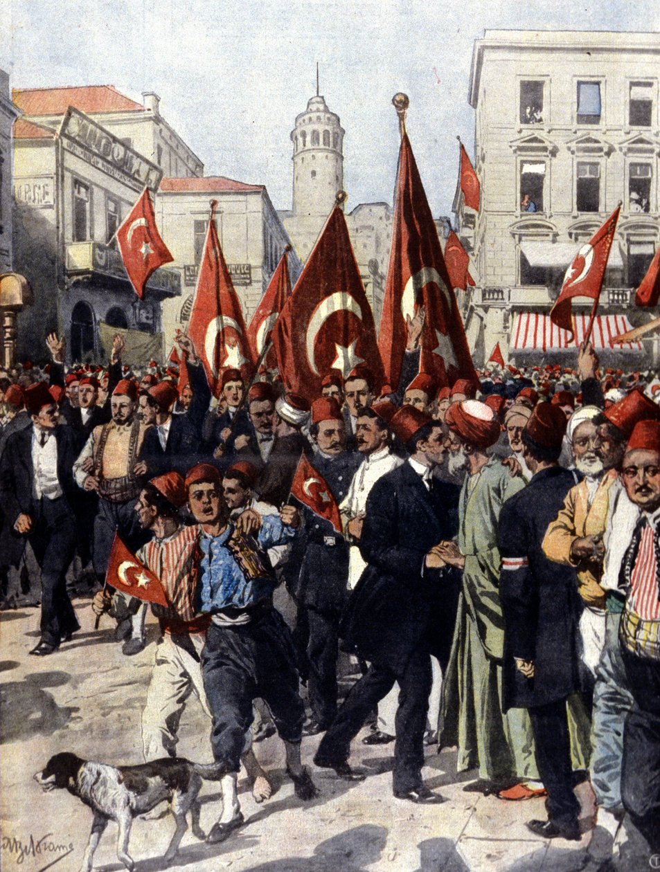 Sultan Abdulhamid II af Achille Beltrame