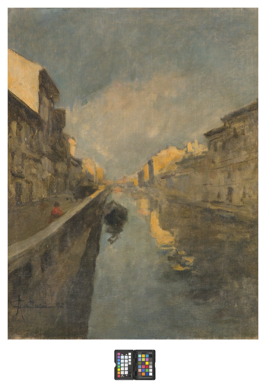 Naviglio, 1925 af Achille Cattaneo