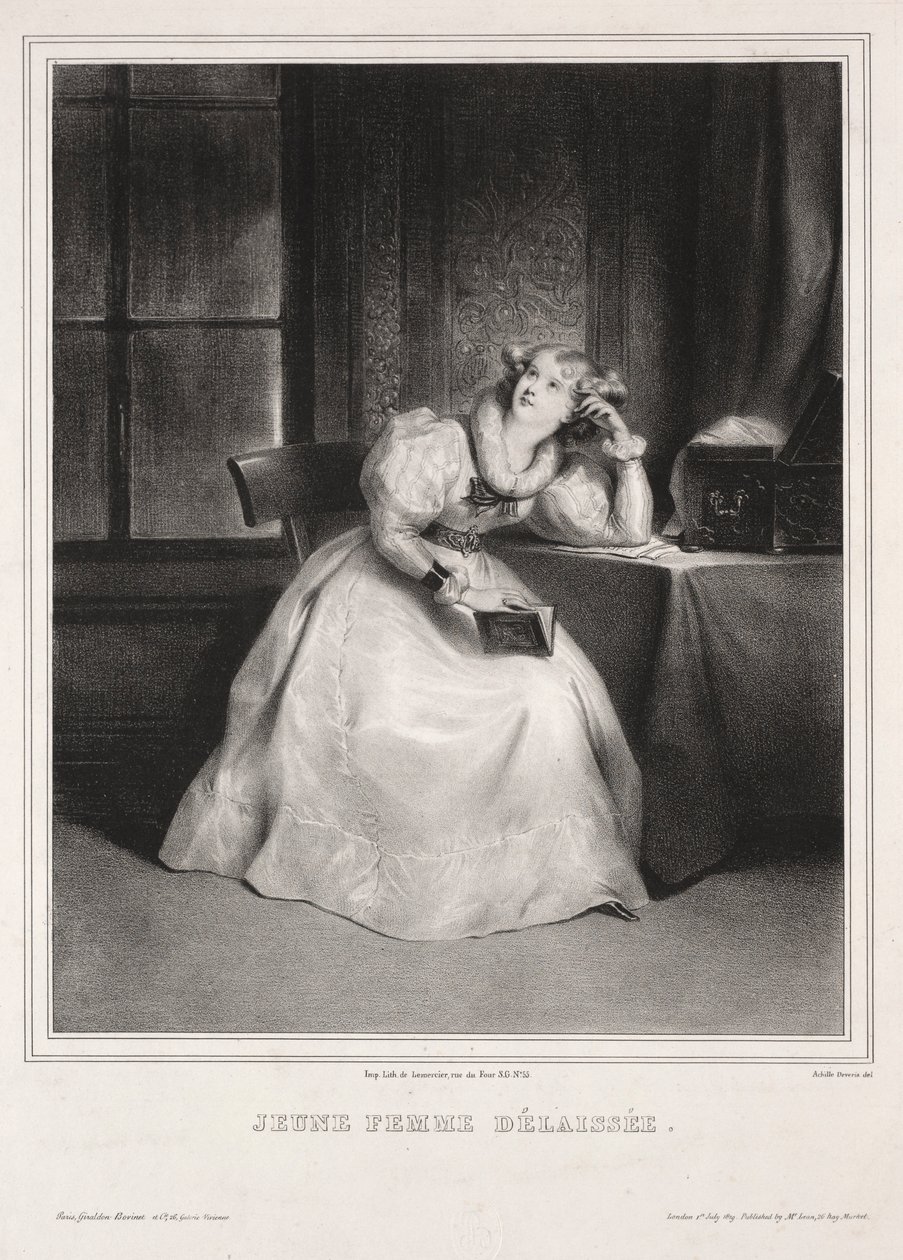 Reverie. af Achille Devéria