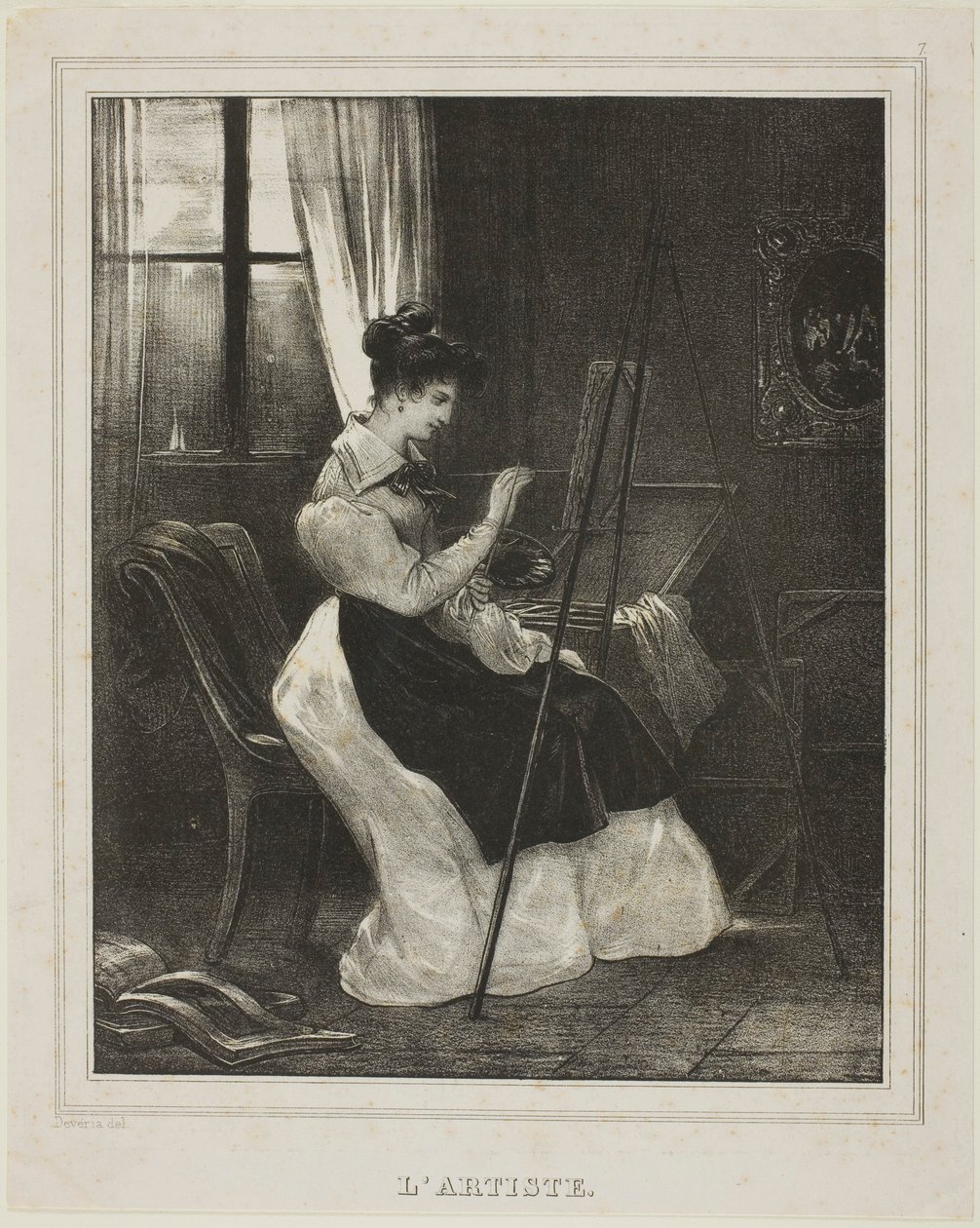 Kunstneren af Achille Devéria