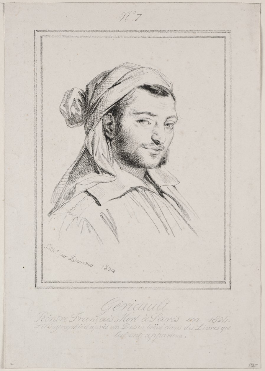 Theodore Gericault af Achille Devéria
