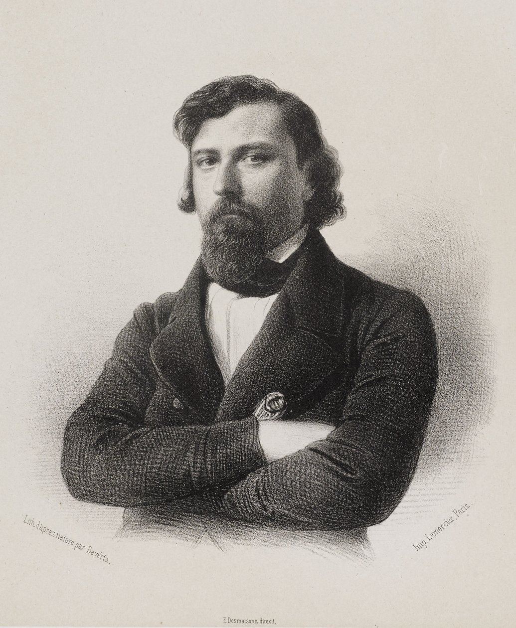 Nationalforsamlingen, folkerepræsentanternes galleri - Jules André Sébastien Fargin-Fayolle af Achille Devéria