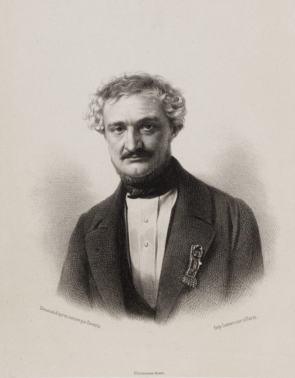 Nationalforsamlingen, galleriet for folkets repræsentanter - Sylvain Guizard af Achille Devéria