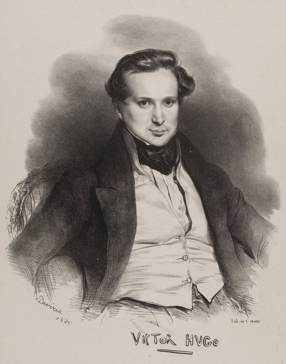 Hugo Deveria af Achille Devéria
