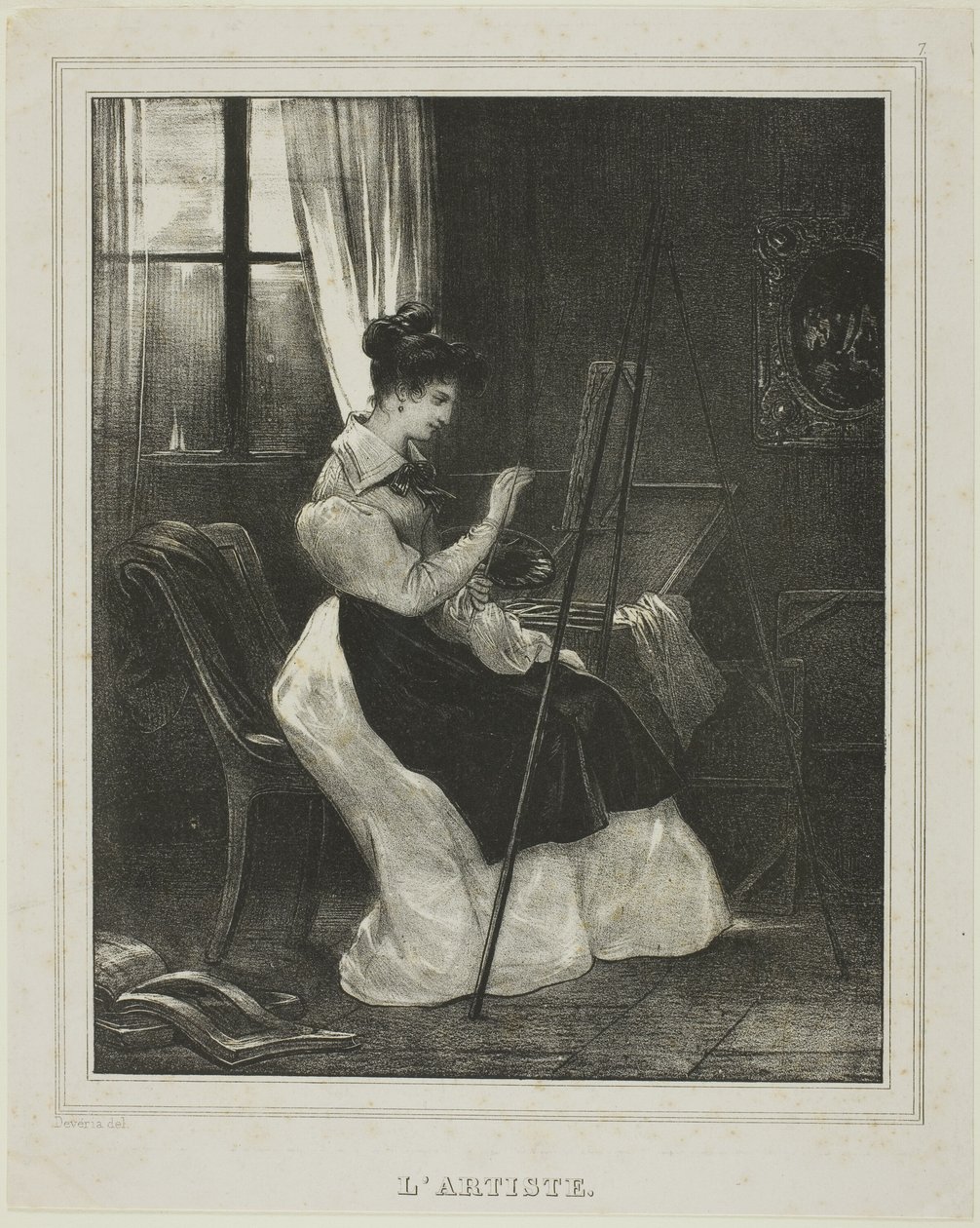Kunstneren af Achille Devéria